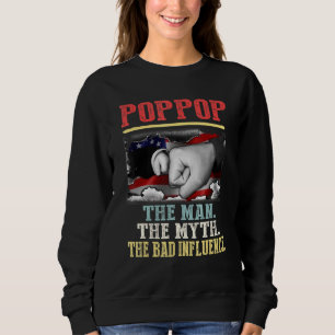 Sweatshirt Poppop Le Mythe De L'Homme Mauvaise Influence Vint