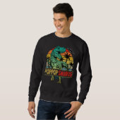 Sweatshirt Poppoppoppoppopsaurus Rex Dinosaur Famille Corresp (Devant entier)