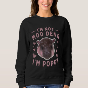 Sweatshirt Poppy Nouveau bébé hippopotame pygmée au Metro Ric