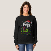 Sweatshirt Pops Claus Funny Family Père Noël Pyjamas (Devant entier)