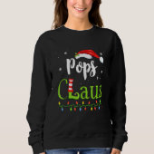 Sweatshirt Pops Claus Funny Family Père Noël Pyjamas (Devant)