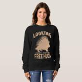 Sweatshirt Porcupine  Great Sharp Hugger Hedgehog Cuddle 4 (Devant entier)