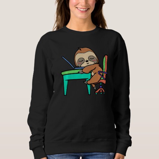 Sweatshirt Portable amusant Accueil Bureau Travail Fente Mais (Devant)
