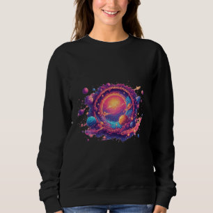 Sweatshirt Portail de l'Univers Pixel — La Porte Cosmique