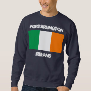 Sweatshirt Portarlington, Irlande avec drapeau irlandais