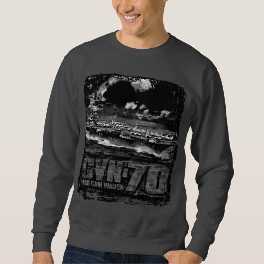 Sweatshirt Porte-avions Carl Vinson (Devant)