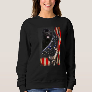 Sweatshirt Porte-chien patriotique Vêtements de chien Usa Dra
