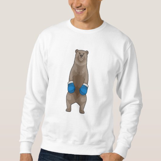 Sweatshirt Porter comme boîte avec gants de boxe (Devant)