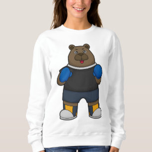 Sweatshirt Porter comme boîte avec gants de boxe