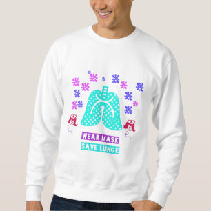 Sweatshirt porter le masque sauver la poule
