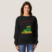Sweatshirt Porter Un Petit Pot St Patty Day Sarcastique Plais (Devant entier)