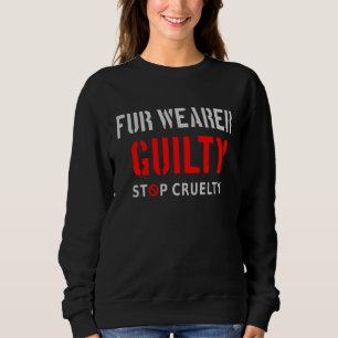 Sweatshirt Porteur de fourrure coupable