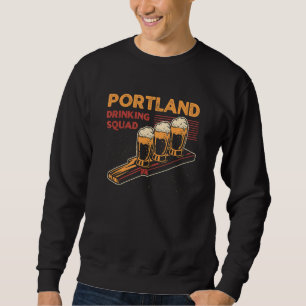 Sweatshirt Portland Drad Squad Maine Beer Me Booze Alcoh