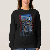 Sweatshirt Portland Lighthouse Maine 1875 1 (Devant)