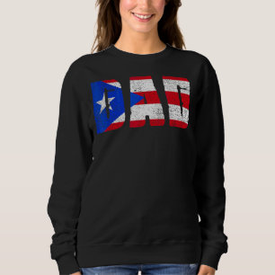 Sweatshirt Porto Rico Flag Fête des pères Pride Puerto Rican