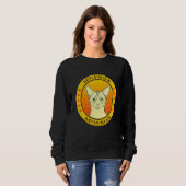 Sweatshirt Portrait de chat abyssinien (Devant entier)