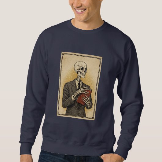 Sweatshirt Portrait de crâne (Devant)