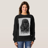 Sweatshirt Portrait de poule (Devant entier)