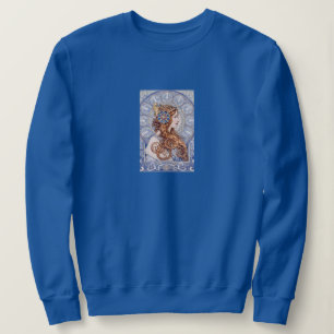 Sweatshirt Portrait de Reine Art Nouveau
