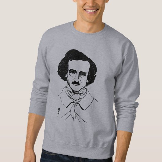 Sweatshirt Portrait d'Edgar Allan Poe (Devant)