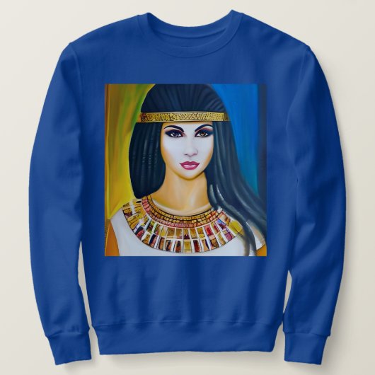 Sweatshirt Portrait d'une princesse égyptienne (Design devant)