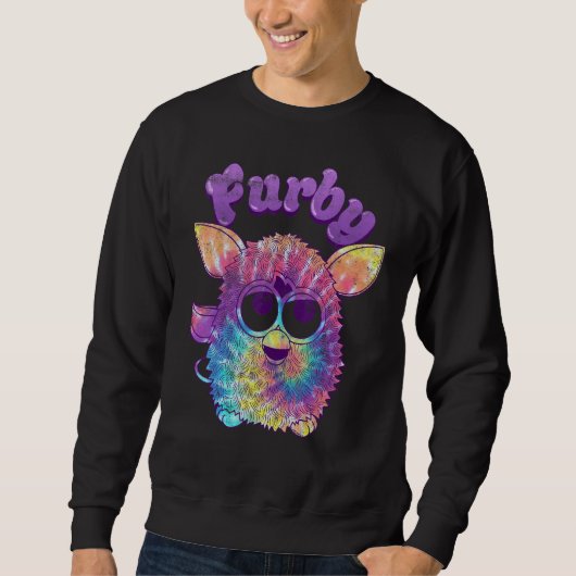 Sweatshirt Portrait Furby Tie Dye (Devant)