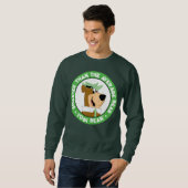 Sweatshirt Portrait souriant de l'ours de Yogi (Devant entier)
