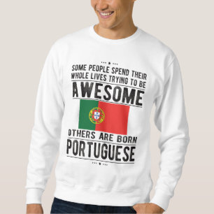 Sweatshirt Portugais Drapeau Portugal Patrimoine Roches Portu