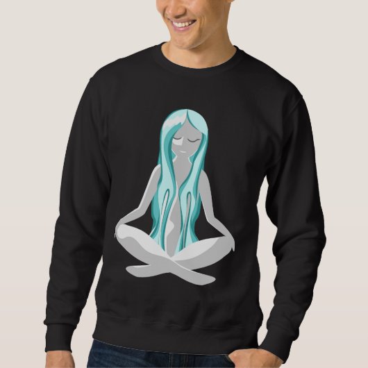 Sweatshirt Pose de yoga 61 (Devant)