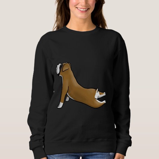 Sweatshirt Pose de Yoga Boxer (Devant)
