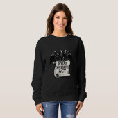 Sweatshirt Posse Comitatus Act Eagle Scroll (Devant entier)