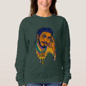 Sweatshirt Post Malone Vibes Graphic Top (Devant)