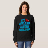 Sweatshirt Postal Worker Valentines Mail Handler Employee Lov (Devant entier)