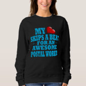 Sweatshirt Postal Worker Valentines Mail Handler Employee Lov (Devant)