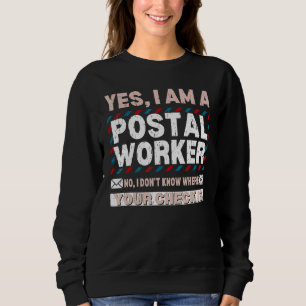 Sweatshirt Poste de travail Poste Livraison par courrier
