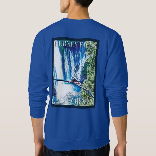 Sweatshirt Poster de Burney Falls, CA (Dos)