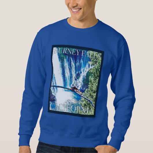 Sweatshirt Poster de Burney Falls, CA (Devant)