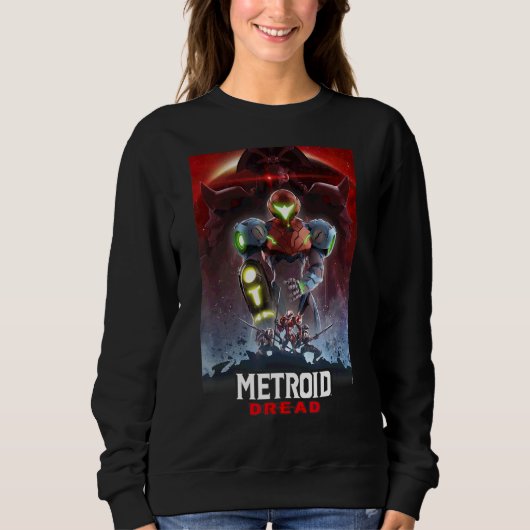 Sweatshirt Poster de jeu Metroid Dread Galactic Group (Devant)