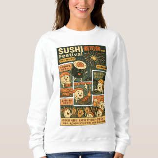 Sweatshirt Poster du festival Sushi Design