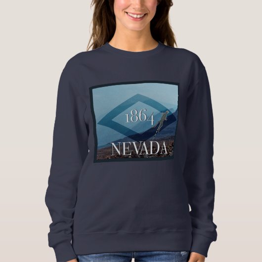 Sweatshirt Poster du paysage du Nevada (Devant)