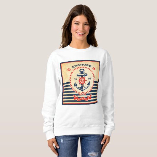 Sweatshirt Poster nautical (Devant entier)