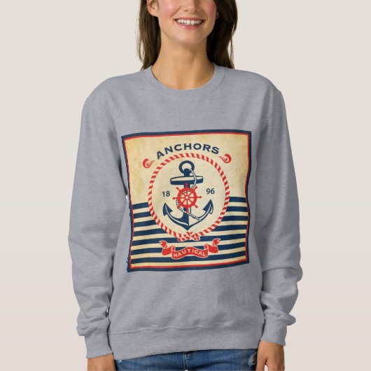Sweatshirt Poster nautical (Devant)