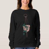 Sweatshirt Pot rose suspendu pour plante (Devant)