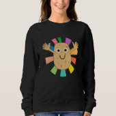 Sweatshirt Potatoe Retro Vegetable Hobby Cooking (Devant)