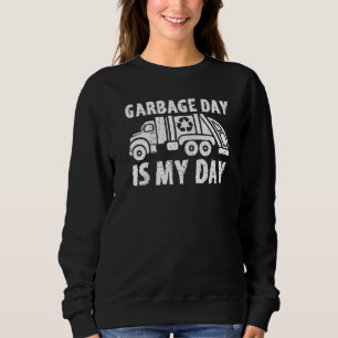 Sweatshirt Poubelle Souriante Camion Vaisselle Conservoirs Re