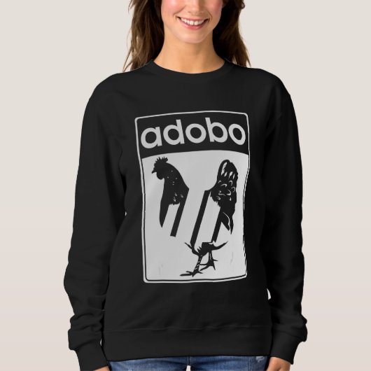 Sweatshirt Poulet Adobo Alimentation philippine Snack Chick (Devant)