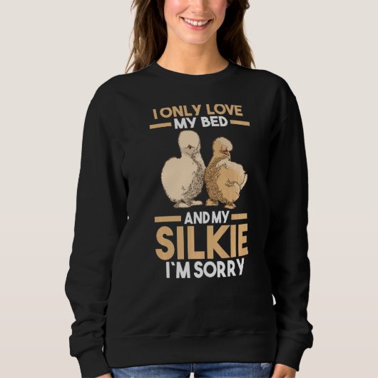 Sweatshirt Poulet de soie dormant (Devant)