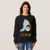 Sweatshirt Poulet de Yoga (Devant entier)