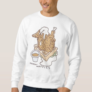 Sweatshirt poulet et gaufres