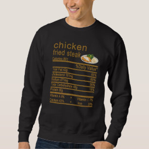 Sweatshirt Poulet Frit Steak Nutrition Facts Étiquette Thanks